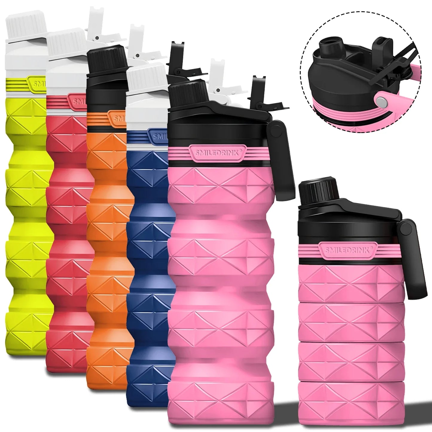 Ecodrop Silicone Collapsible Travel Bottle – BPA-Free & Leakproof