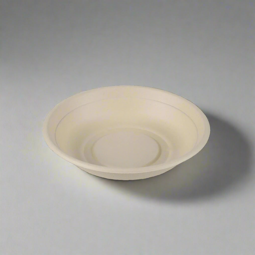EcoDrop Biodegradable Sugarcane Bowls – Compostable Soup & Salad Bowls 500pieces-5