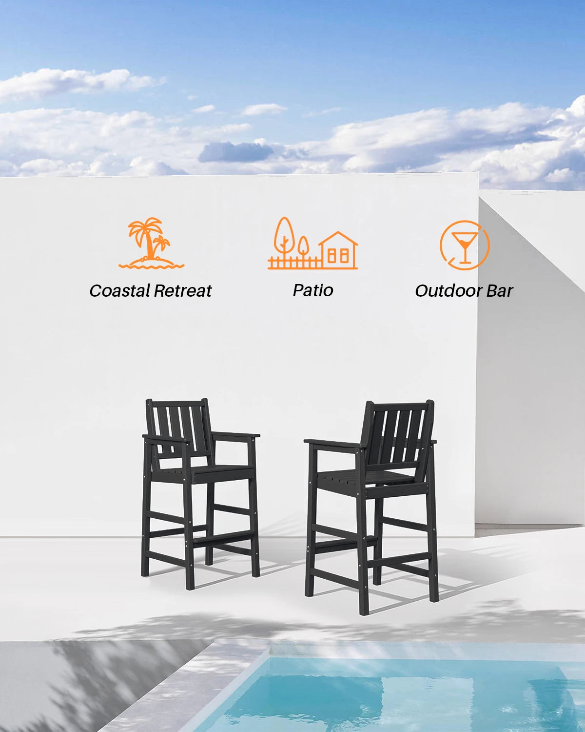 EcoDrop Commercial-Grade HDPE Bistro Set – Recycled Outdoor Dining Furniture-3