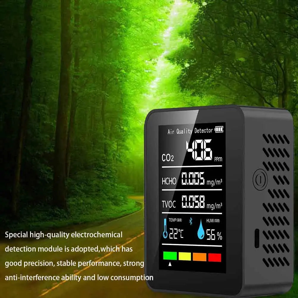 EcoDrop Smart 7-in-1 Air Quality Monitor