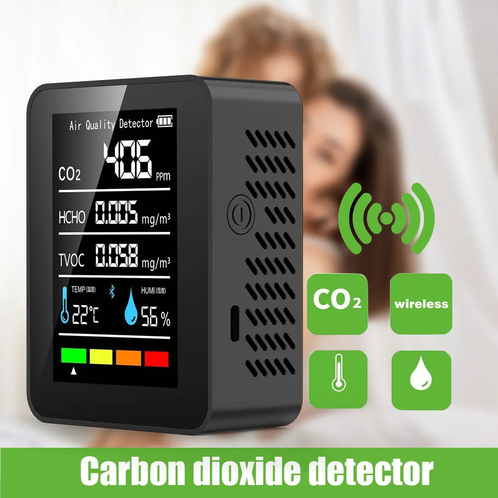EcoDrop Smart 7-in-1 Air Quality Monitor
