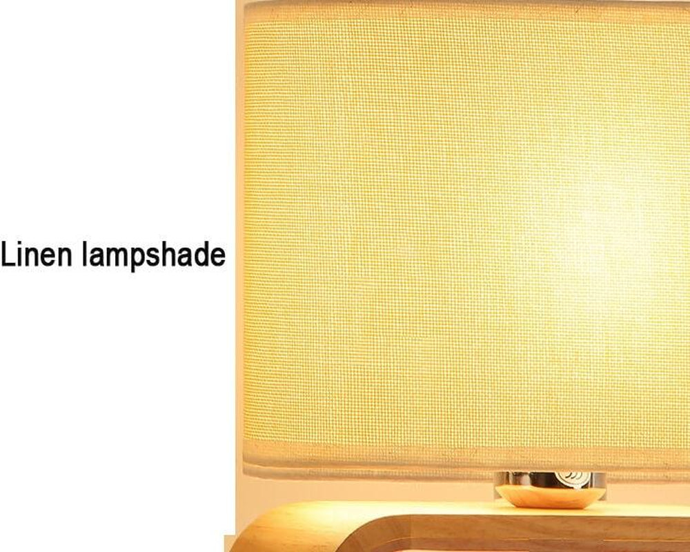EcoDrop Natural Wood Table Lamp – Sustainable Warmth for Conscious Living