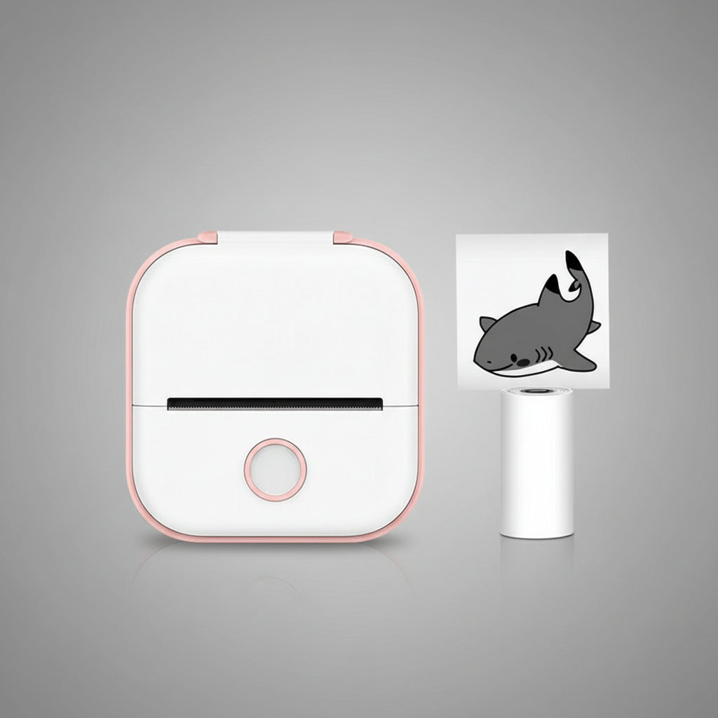 Phomemo T02 Mini Pocket Bluetooth Thermal Printer Inkless Wireless Photo Sticker - EcoDrop