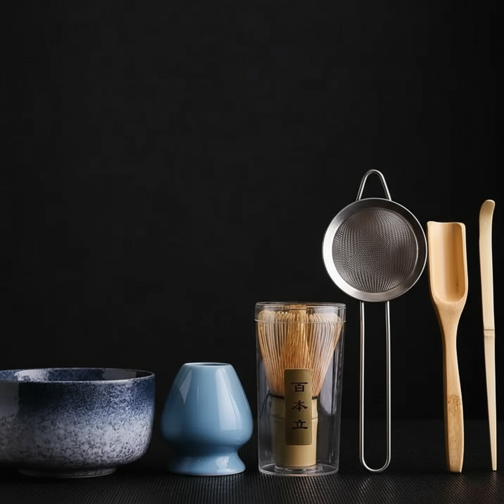EcoDrop Bamboo Matcha Ceremony Set – 6-Piece Sustainable Japanese Tea Ritual Gift