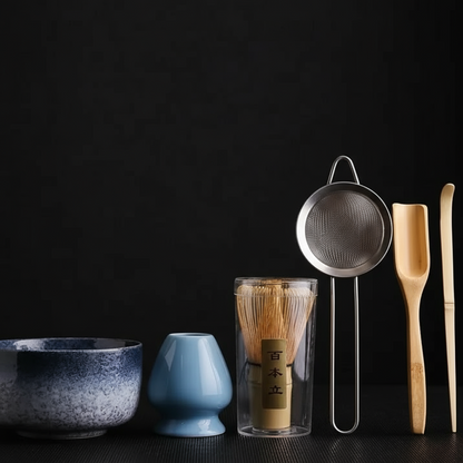 EcoDrop Bamboo Matcha Ceremony Set – 6-Piece Sustainable Japanese Tea Ritual Gift
