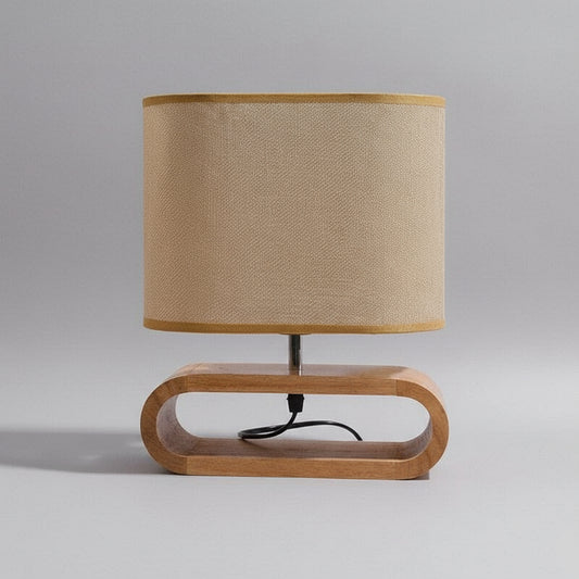 EcoDrop Natural Wood Table Lamp – Sustainable Warmth for Conscious Living
