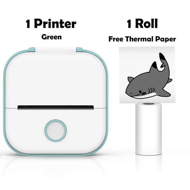 Phomemo T02 Mini Pocket Bluetooth Thermal Printer Inkless Wireless Photo Sticker - EcoDrop