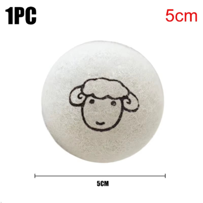 EcoDrop Eco-Friendly Wool Dryer Balls - Chemical-Free Natural Fabric Softener