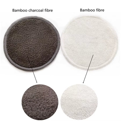 Reusable Bamboo Makeup Remover Pads 12Pcs