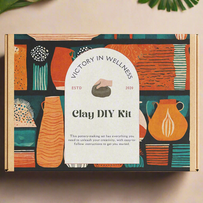 DIY Clay Craft Kit with Instructions, Creative Pottery Making Set for All Ages | by Victory In Wellness-0
