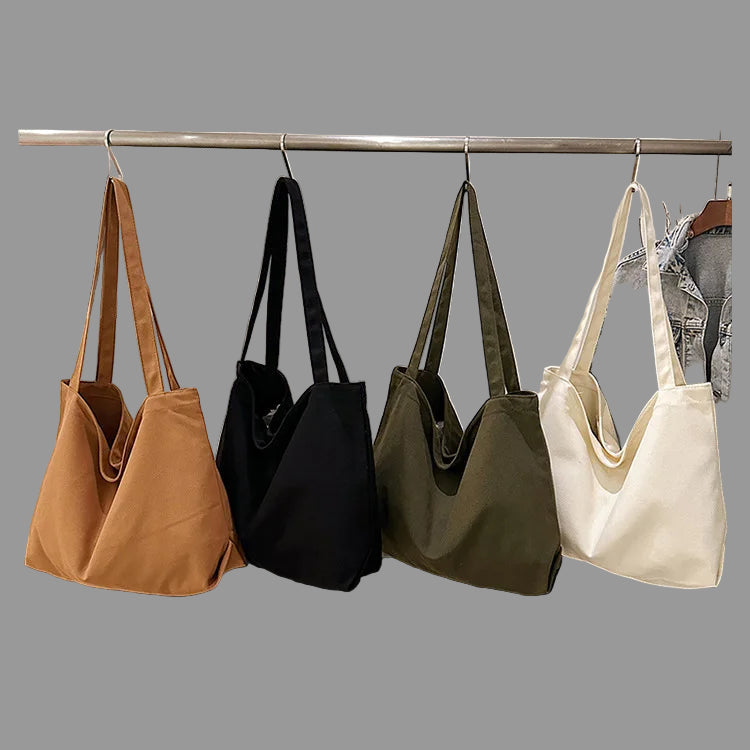 EcoDrop Organic Cotton Canvas Tote Bag 