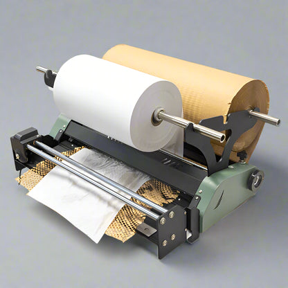 Free 300m Honeycomb paper included Eco-Friendly 100% Recyclable WP-D2 Cushion Honeycomb Paper  Wrapping Dispenser machine-1