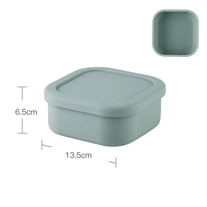 Special Offer Food Grade Silicone Food Box Leak Proof School Kid Portable Food Container Silicone Bento Lunch Box With Lid-9