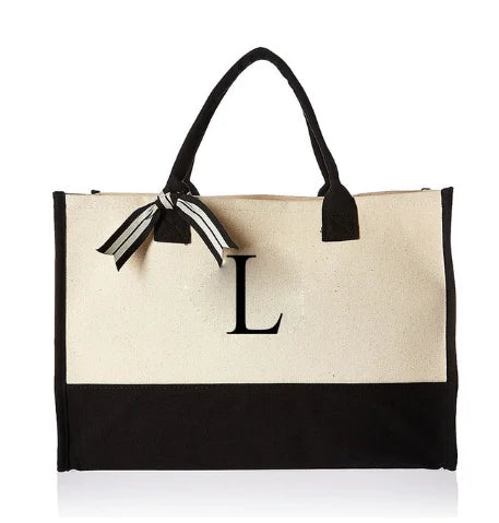 Hot Sale Eco Friendly Cotton Shopping Canvas Tote Bag with Letter Printed Logo Reusable Lady Handbag Tote Bag-18