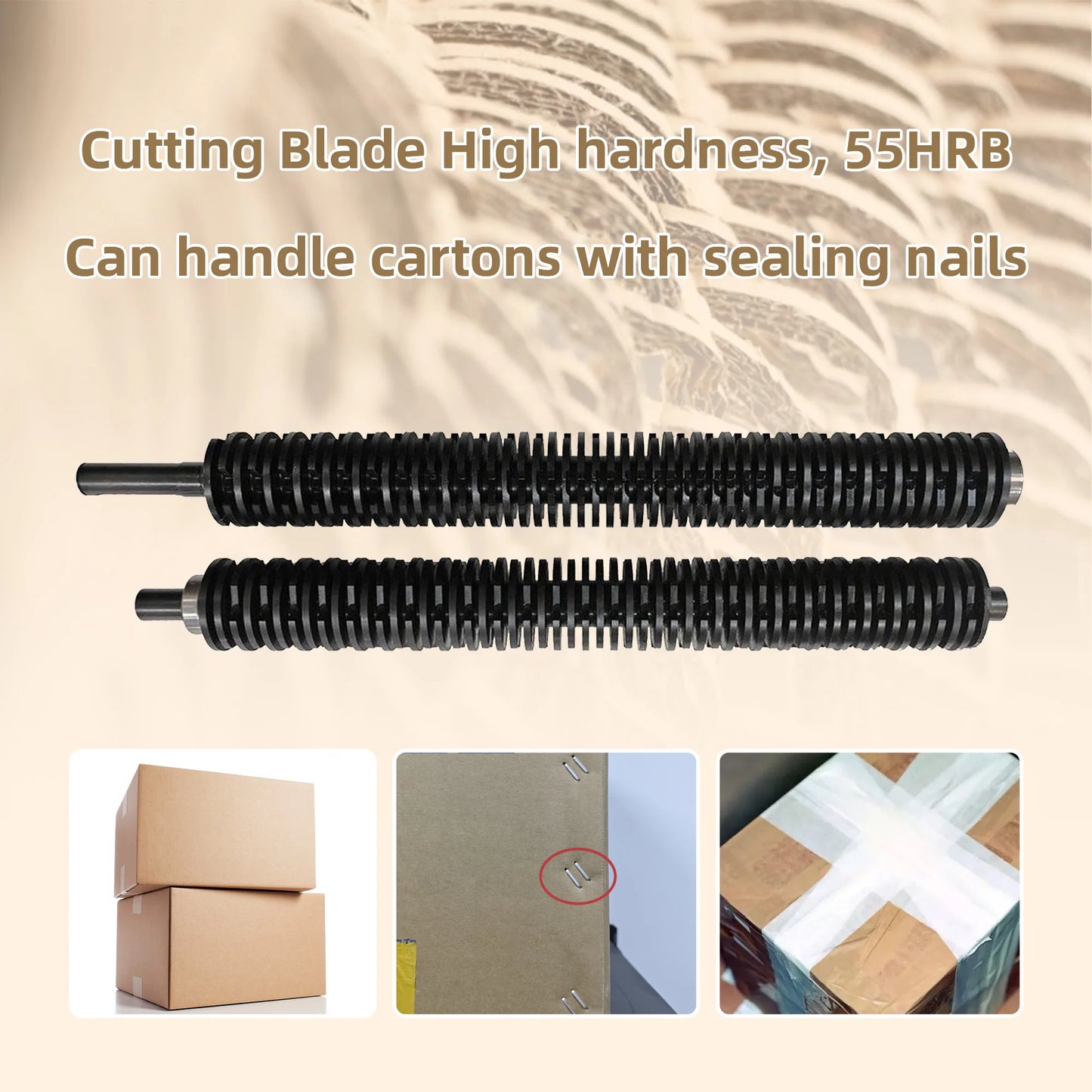 EcoDrop HP-EX2 Cardboard Shredder – 325mm Eco Recycled Packaging Cutter Machine