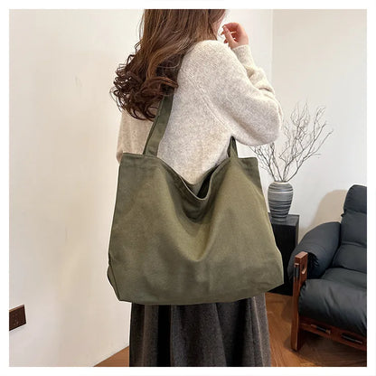 EcoDrop Organic Cotton Canvas Tote Bag 