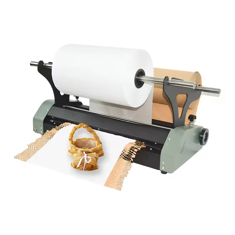 Free 300m Honeycomb paper included Eco-Friendly 100% Recyclable WP-D2 Cushion Honeycomb Paper  Wrapping Dispenser machine-4
