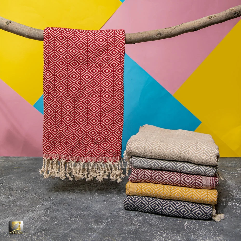Peshtemal Blanket Beach Towels From Turkey 100% Organic Eco Friendly Cotton Turkish Fouta Coverup Sarong Scarf Home Decor Throws-3