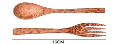 Unique Gift Natural Polished Shaped Handmade Reusable Breakfast Vegan Salad Smoothie Acai Coconut Bowl Set for Breakfast-1