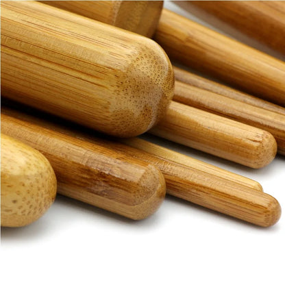 EcoDrop 11-Piece Bamboo Makeup Brush Set-1