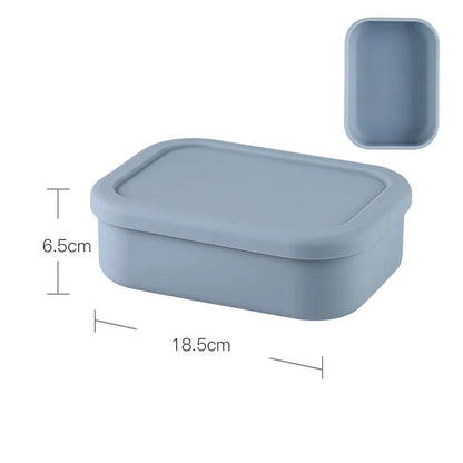 Special Offer Food Grade Silicone Food Box Leak Proof School Kid Portable Food Container Silicone Bento Lunch Box With Lid-14