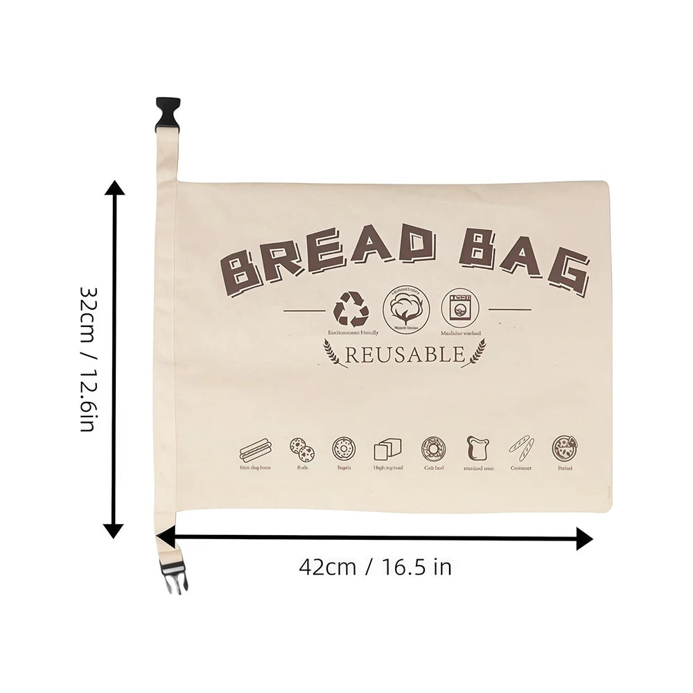 Reusable Beeswax Bread Bag x 2pcs-6