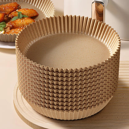 EcoDrop 6.5" Air Fryer Parchment Paper Liners Wholesale – Non-Stick & Biodegradable -3