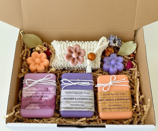 EcoDrop Handmade Natural Aromatherapy Soap Gift Box