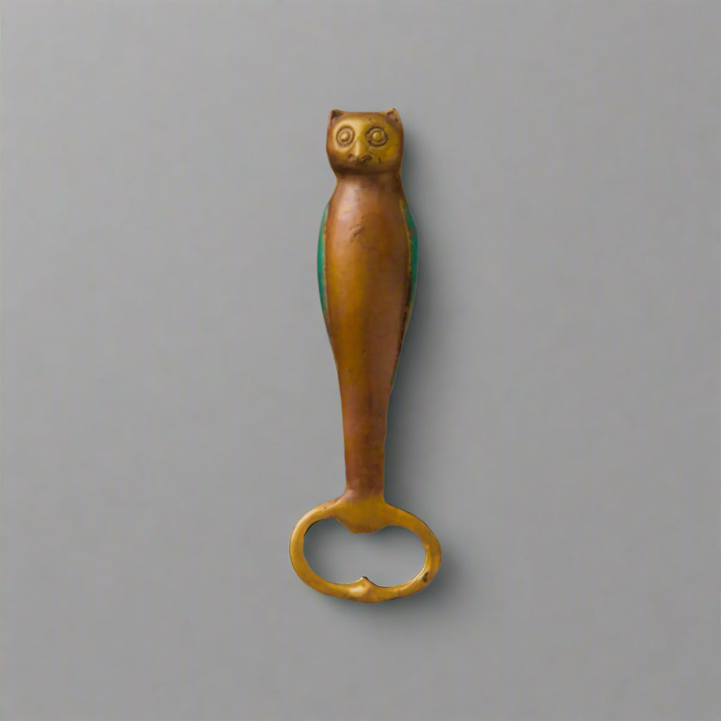 Owl Brass Bottle Opener - EcoDrop