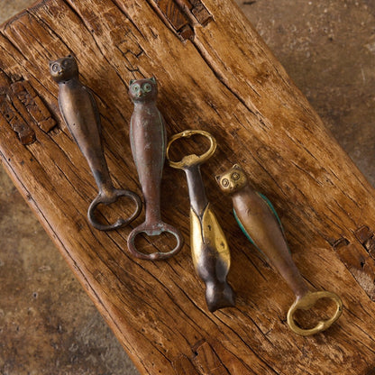 Brass Bottle Opener - The Owl-1