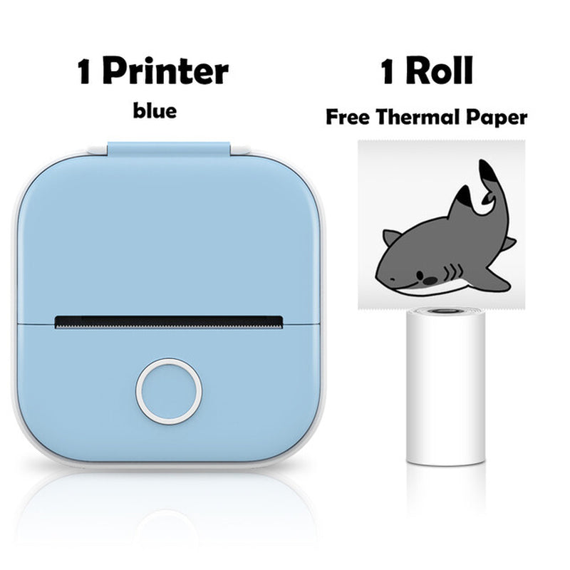 Phomemo T02 Mini Pocket Bluetooth Thermal Printer Inkless Wireless Photo Sticker - EcoDrop